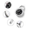 Anti-theft Door Upgrade Wheel Rotary Padlock Cipher Safe Lock Combination Padlock Password Lock