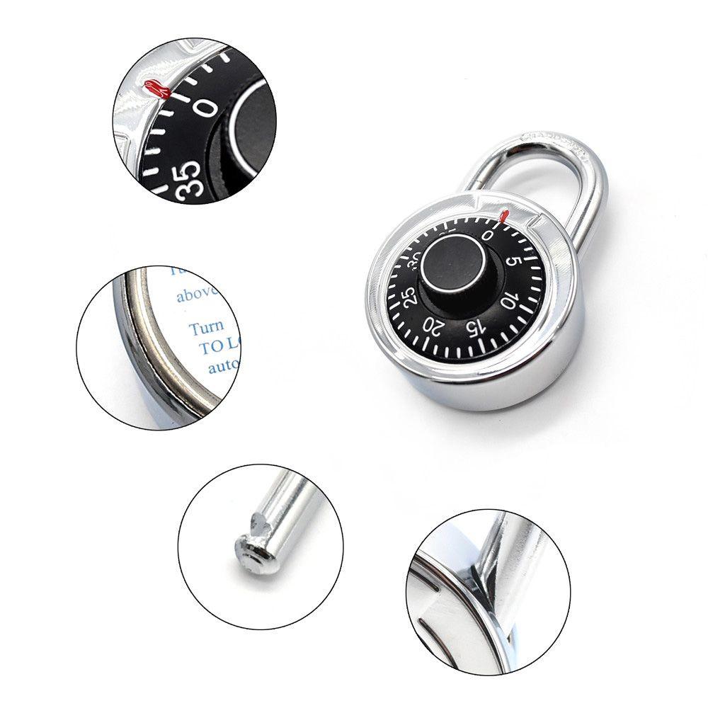 Anti-theft Door Upgrade Wheel Rotary Padlock Cipher Safe Lock Combination Padlock Password Lock