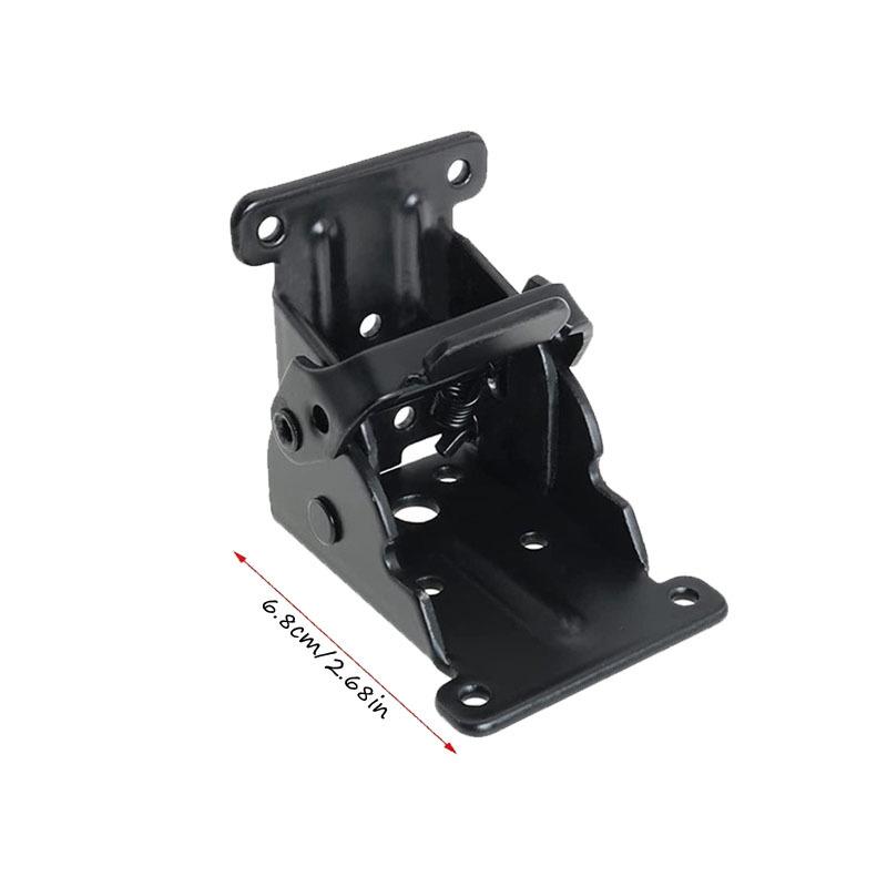 4 pezzi Struttura di Supporto Pieghevole in Ferro Cerniera Autobloccante Raccordi per Gambe del Tavolo e Rinforzi - Per Gambe Pieghevoli Strumento Hardware Connettore Regolabile