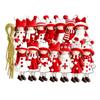 Christmas Reindeer Hanging Ornaments 2D Wooden Reindeer Decorations Colorful Reindeer Ornaments