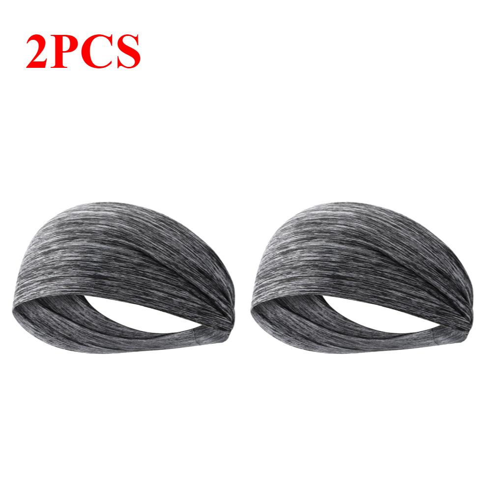1-6PCS Elastic Sports Headband Men Women Fitness Yoga Gym Head Band Anti-slip Breathable Hair Sweatband for Outdoor Running