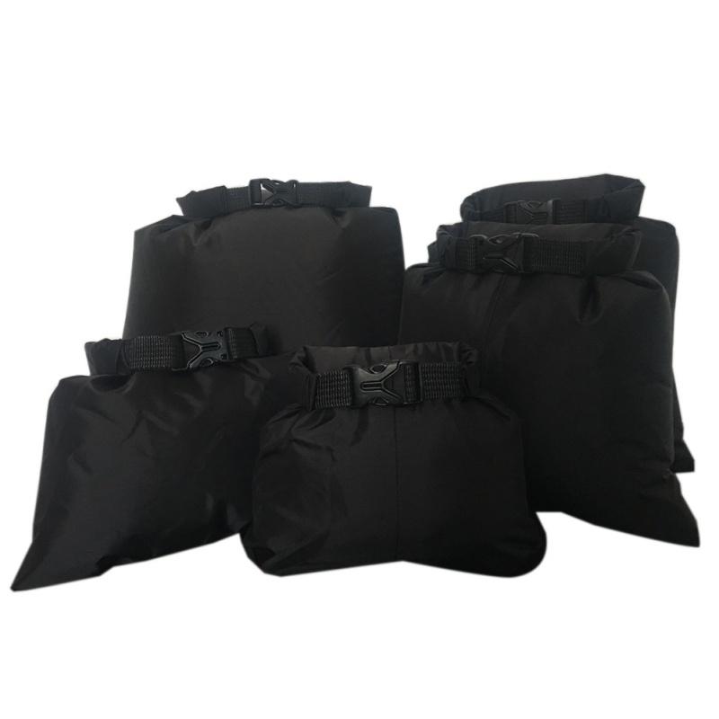 5Pcs Waterproof Dry Bag Outdoor Beach Buckled Storage Sack Travel Drifting Swimming Snorkeling Bags Accessories