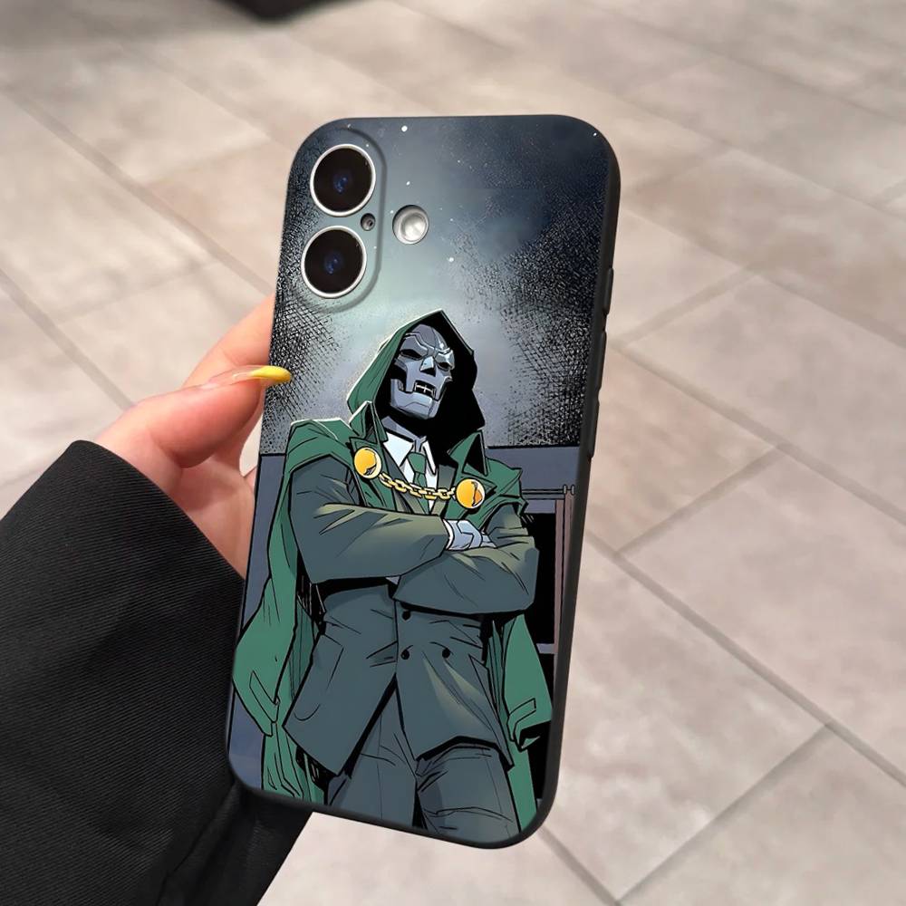 M-MF Rapper D-DOOM For IPhone 17 16 15 14 13 12 11 Pro Max 13 17Air Shockproof Soft Phone Cases Coque