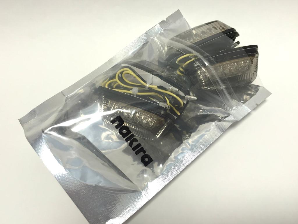 Set of 4 Custom Cowl Turn Signals Type LED Smoke Turn Signals Universal 225 (nakira) Stick-on