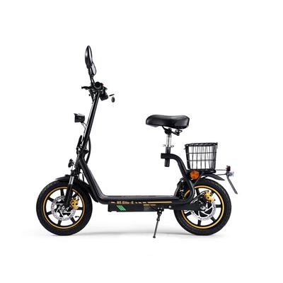 Patinete Eléctrico Plegable TowFish M5 ELITE-EEC Ruedas de 14 Pulgadas Batería 48V13Ah Motor 500W Carga Máxima 116KG Patinete Eléctrico para Desplazamientos Urbanos
