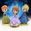 Adorable Frozen Princess Elsa And Anna Miniature Pvc Figures Perfect For Dollhouse Decor