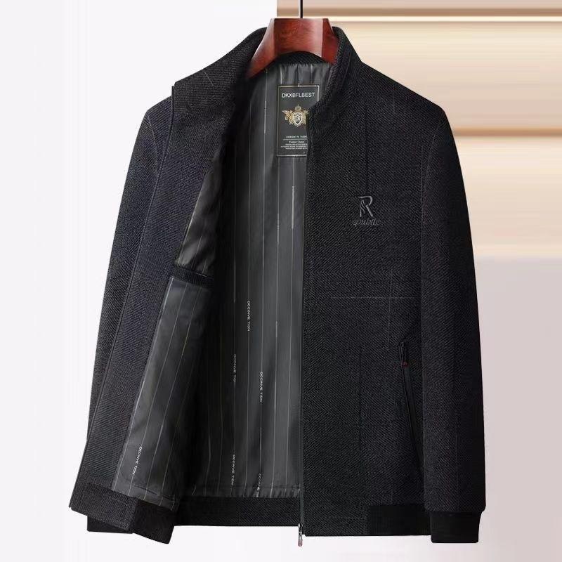 Middle-aged and Elderly Men's Casual Autumn and Winter New Jacket Men