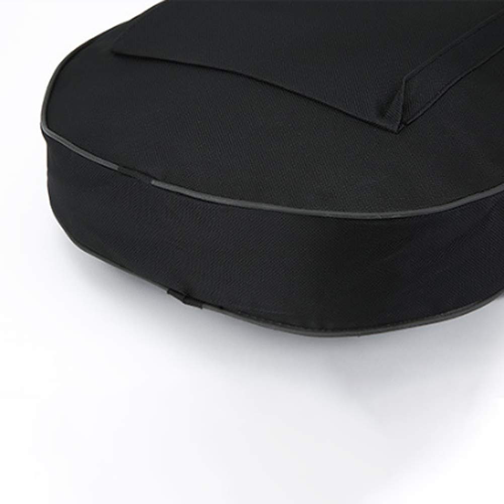 Cangad Electric Guitar Gig Soft Case with 5mm Large Backpack 1 Piece Bag, Sponge, Lightweight, Capacity, Durable, Waterproof, Portable, Style, Black,