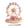 Wheel Ornament Decor Romantic Table Centerpiece 2D Display Board with Base for Festive