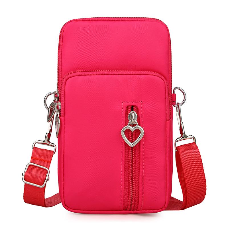 Large Screen Portable Mobile Phone Bag Spring and Summer Mini Small Bag Female Messenger Bag Mobile Phone Bag Change Bag Neck Cloth Bag