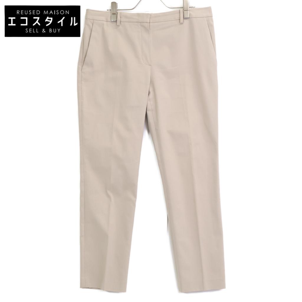 Theory 2011 Beige Stretch Canvas Treeca GZ Pants Bottoms 10 beigeUsed