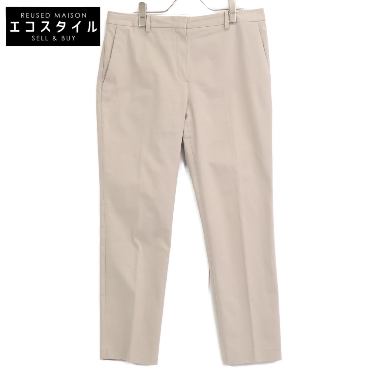 

Theory 2011 Beige Stretch Canvas Treeca GZ Pants Bottoms 10 beigeUsed