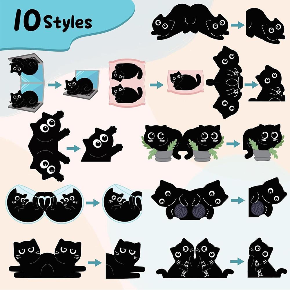 Magnetic cat bookmark