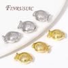 18K Gold Plated Fish Shape Beads,Metal Spacer Beads For Jewelry Making,Necklace Bracelets Beads DIY Accessories Findings