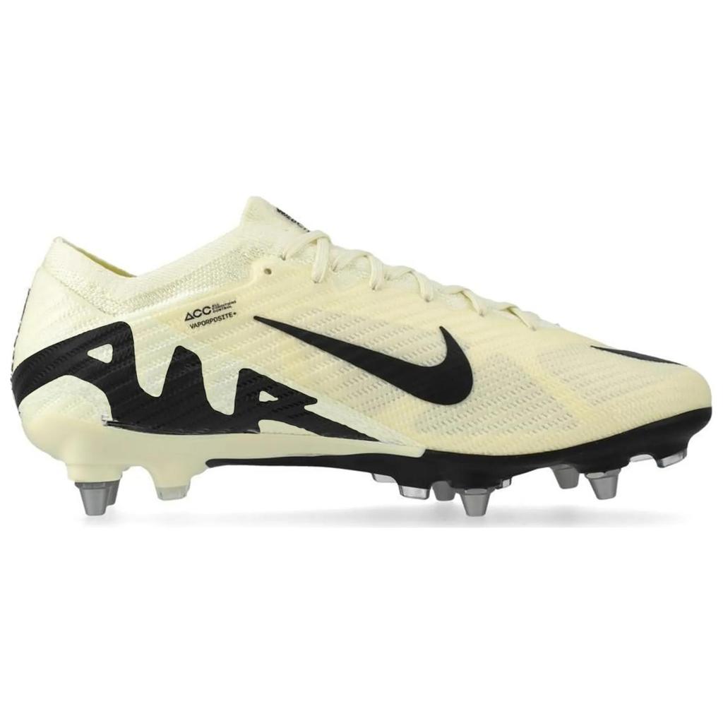 Nike Zoom Mercurial Vapor 15 Elite SG Pro Mad Ready Pack Unisex Sneakers Cream Lemonade Black FD0243-700