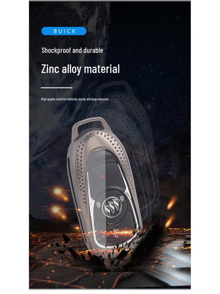 Buick Envision Key Case: Full Wrap Metal Protective Shell for Enclave, Regal, and LaCrosse Keychains