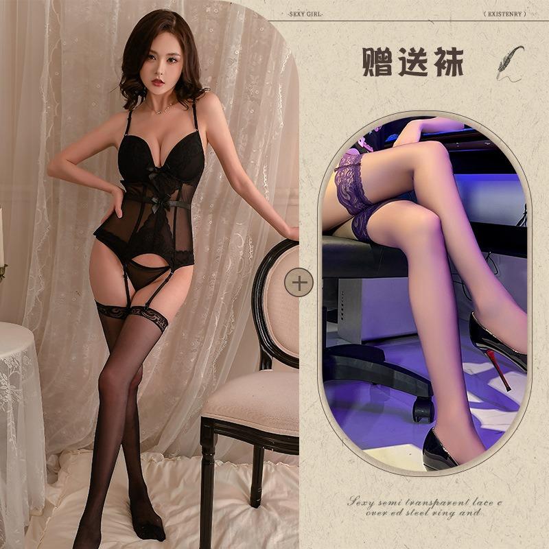 Night listening incense lace fish bone waist waistcoat garter small chest big free sexy pajamas onesie shapewear