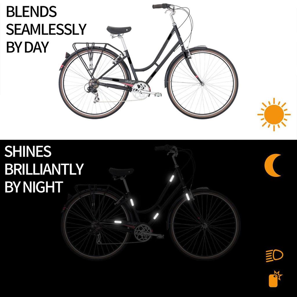 Helmet Warning Reflective Stickers Night Safety Driving Accessories Fluorescent Decorative Sticker Bicycle Moto Car Decal