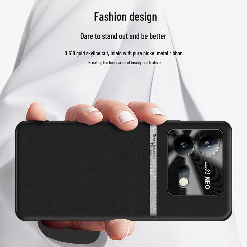 IQOO Neo8 Liquid Lederhülle: Fallschutz, Antifouling-Schutzhülle Einteiliges Schiff verfügbar