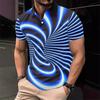 2026 Summer New Men's Polo Shirt Button Top Dizzy Short Sleeve