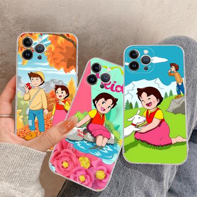 Cute Heidi Phone Case For iPhone 15 14 11 12 13 Mini Pro XS Max Cover 6 7 8 Plus X XR SE 2020 Funda Shell