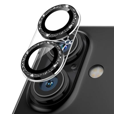 Podick Camera Film for iPhone Plus Camera Cover Glitter 9H Tempered Glass Aluminum Alloy for iPhone Plus Camera Protection Shiny Scratch Resistant