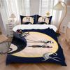 Nightmare Before Christmas Printed 3pcs Bedding Set Soft Microfiber 1 Duvet Cover And 2 Pillowcases Home Bedroom Decor Xmas Gift K1484