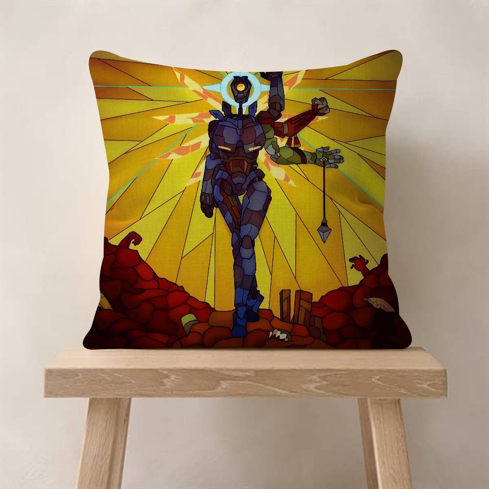 Ultrakill Shooting Game Pillow Gift Home Office Decoration Bedroom Sofa Car Cushion Cover Case 45x45
