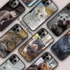 Beautiful Grey British Shorthair Cat Magnetic Phone Case For iPhone 17 Air 16 14 13 12 Pro Max 15 Plus Wireless MagSafe Cover