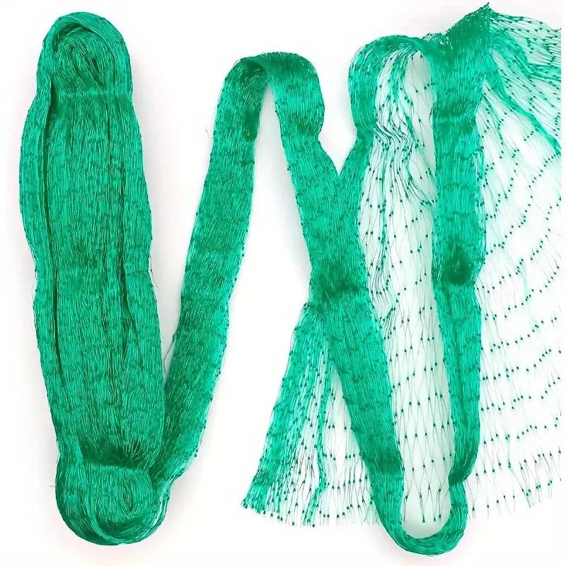 Durable Green PE/PP Garden Protection Net for Vegetables, Fruit Trees, and Potted Plants - Bird-Proof Mesh with Fine Weave for S