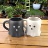 Tasse en Céramique Créative Mignonne Fantôme Peinte à la Main Décoration Scène de Fête d'Halloween Tasse à Eau Amusante