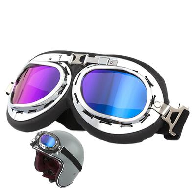 [Ruzimiv] ATV-Brille, Motorradbrille für Herren | Vintage Motorradfahrbrille für Piloten, Outdoor