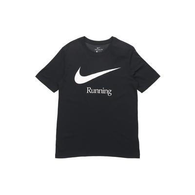Dri-FIT Logo Print Quick-Dry Sports Short-Sleeve T-Shirt Men Tops Black DB5590-010