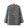 Elderly Women's Stylish Long-Sleeve Autumn Shirt