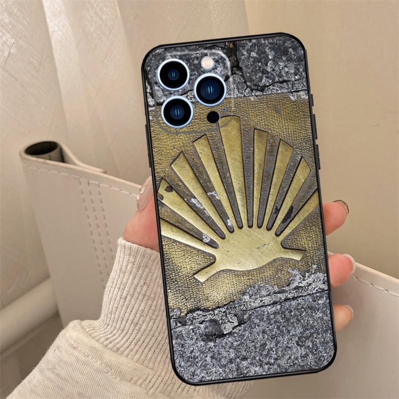 Camino de Santiago Case For iPhone 16 15 13 11 12 14 Pro Max 12 Mini 7 8 Plus X XS Max XR Bumper Cover iPhone 8
