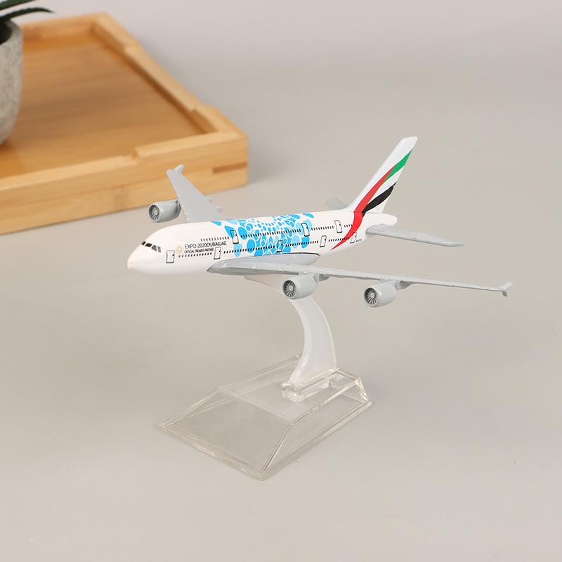 16Cm Alloy Aircraft Model Of Uae Expo Air  Airlines Airways Airplane Model Airplane Diecast Metal Planes Ornament