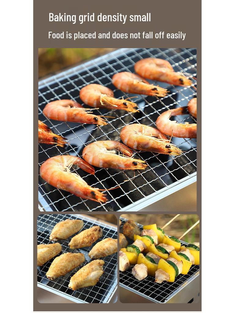 Portable Outdoor Mini Stove & Fire Pit: Tabletop Wood-Fueled BBQ & Camping Oven Enclosure