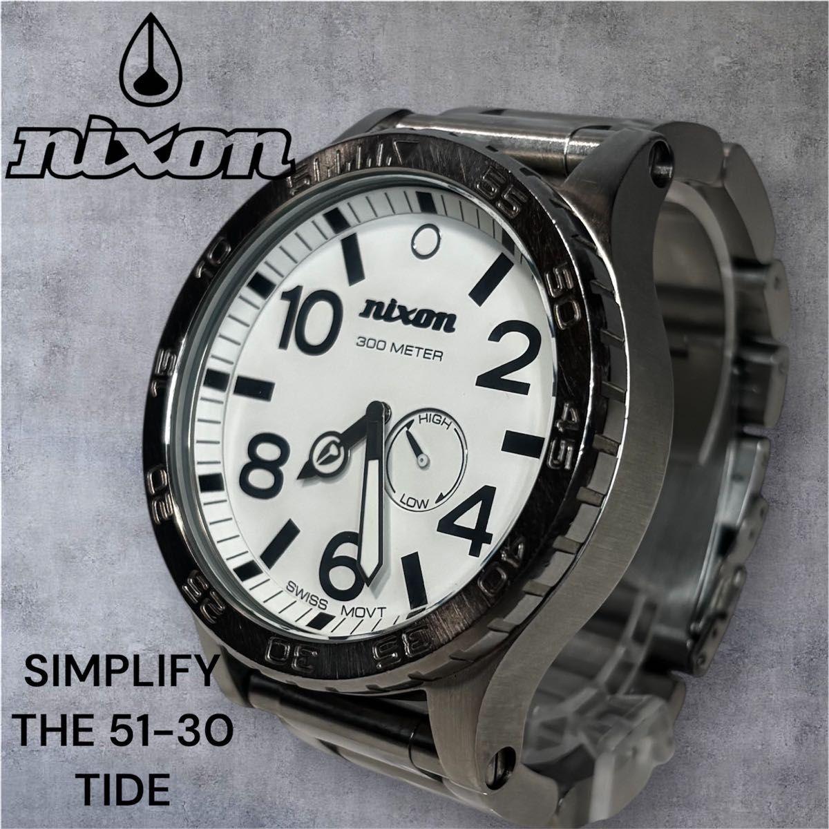 Used [Good condition] Old logo NIXON SIMPLIFY THE 51-30 TIDE working item