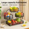 Metal Kitchen Storage Rack 3Tier Vegetable Seasoning Rack Luxury Fruit Basket Rack  Home