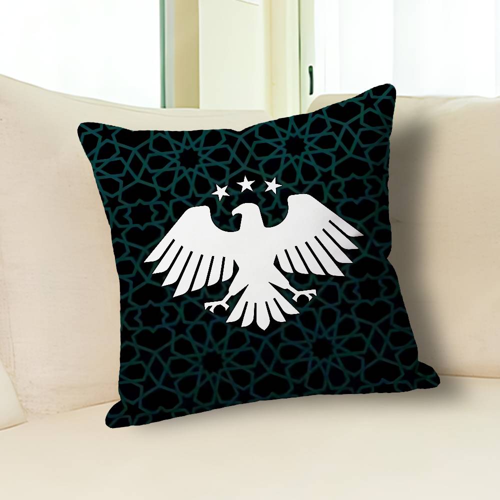 New Eagle Free S-Syrians-S Flag Celebrity Merchandise All-Match Printed Pillow Case Sofa Car Office Room Decoration Protector