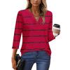 3/4 Sleeve Shirts For Women Tees Blouses Casual Plus Size Basic Tops Pullover Ladies Tunic Blouses
