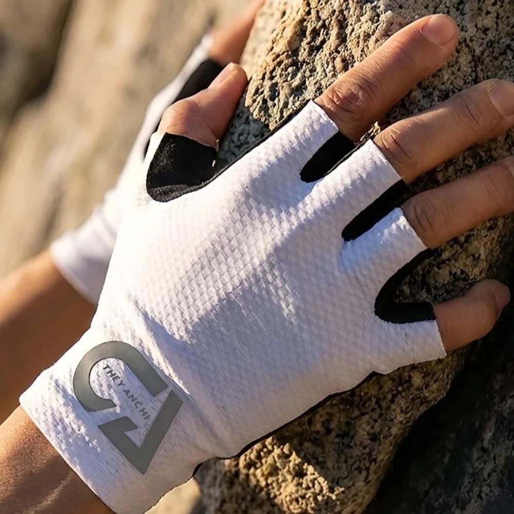 Summer Bike Gloves Short Sport Gloves Outdoors Fishing Gloves Men Women