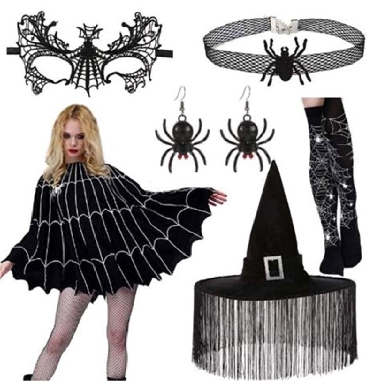 Halloween Witch Cosplay Accessories, Witch Cosplay Costume Accessories for Girl Kid Carnivals, Masquerade, Cosplay Party
