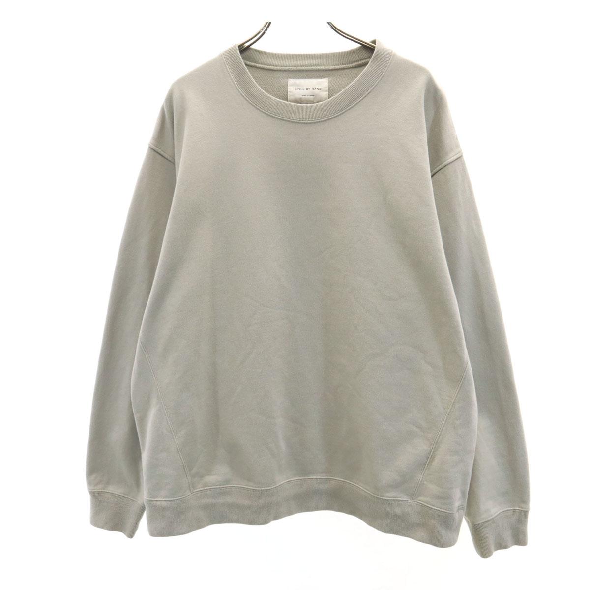 

STILL BY HAND made in Japan Long sleeve sweat 50 Gray trainer Men s Used