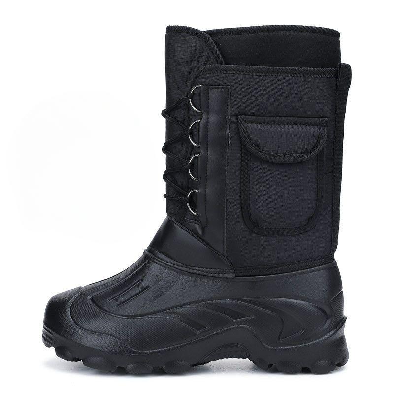 Winter Boots for Men New Male Boots Waterproof Shoes for Men Outdoor Activities Fishing Shoes Snow Working Designer