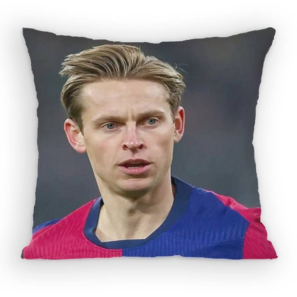 Dutch Frenkie De Jong MidCourt Pillow Case Sofa Living Room Bedroom Headboard Backrest Cushion Square Cushion Nap Time