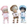 HIGHAWK Obitsu 11 clothes OB11 Obitsu doll 11cm body costume sailor uniform uniform 12 minutes bid P9 doll navy Obitsu body 3 piece set (duck blue)