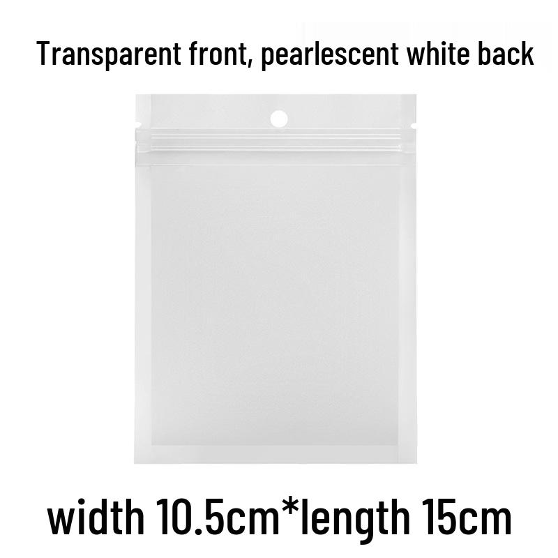 Pearlescent Yin & Yang Film Self-Sealing Bags for Jewelry Packaging