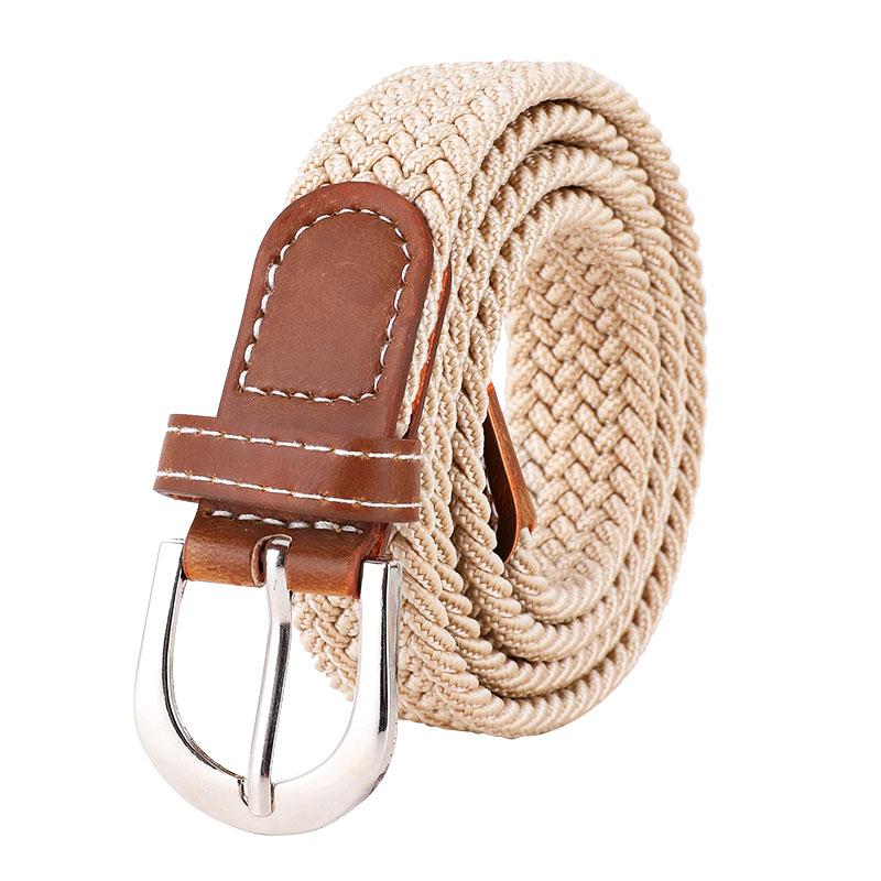 Women's Elastic and Elastic Woven Belt In One Outfit, Casual and Versatile Denim Belt for Men and Women