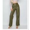 Leggings Donna 2024 in Pelle PU ad Alta Elasticità - Moda Europea e Americana
